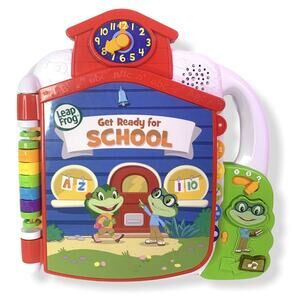 Leap Frog Tad's Get Ready for School Electronic Interactive Book ABCs & Numbers